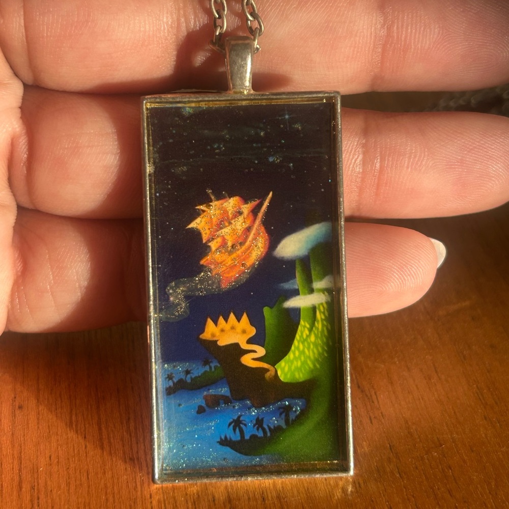 Peterpan Neverland  Art Pendant